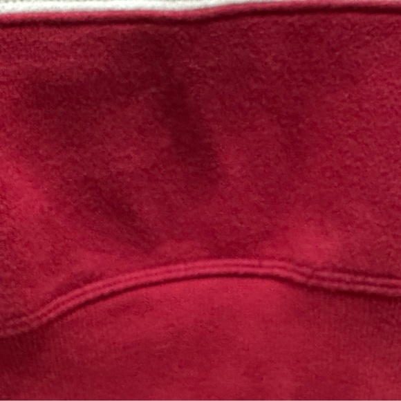 233 PINK Victoria's Secret |EUC Women's Red and White Cropped Hoodie (size XS/S) - Picture 7 of 15